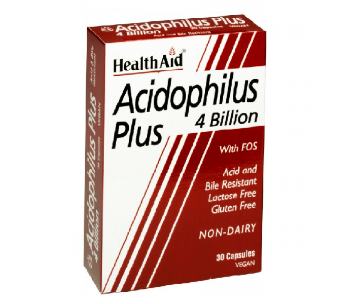 Acidophilus Plus 4 Billion 30 Cápsulas
